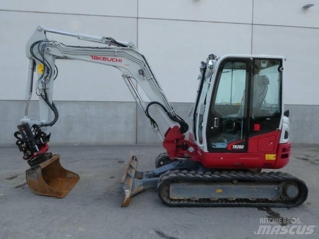 Takeuchi TB260 Міні-екскаватори < 7т