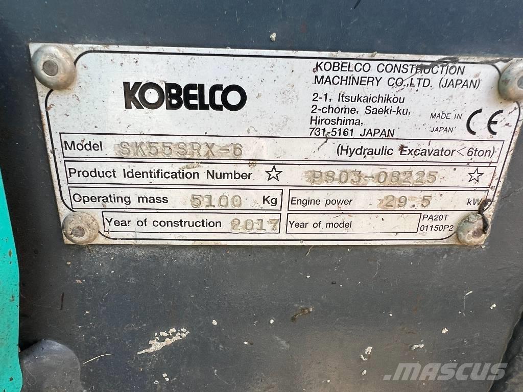 Kobelco SK 55 SRX-6 Міні-екскаватори < 7т
