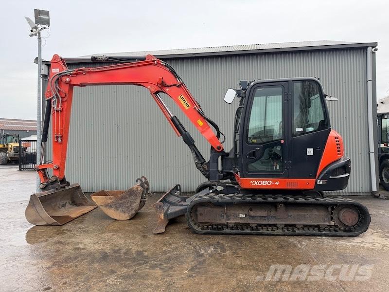 Kubota KX 080-4 Середні екскаватори 7т. - 12т.