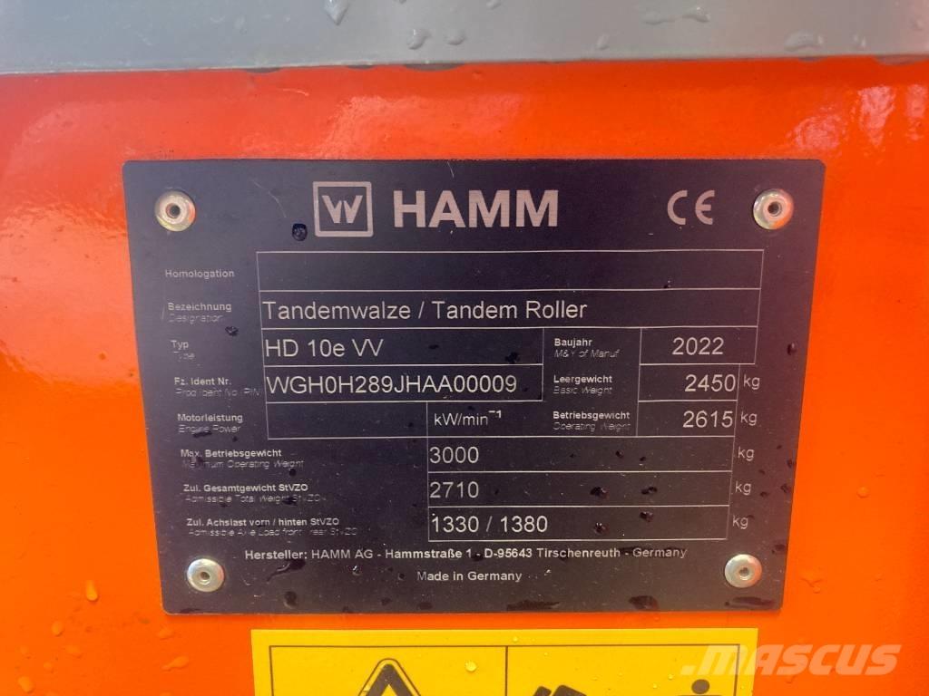 Hamm HD 10e VV H289 Ущільнювачі грунту