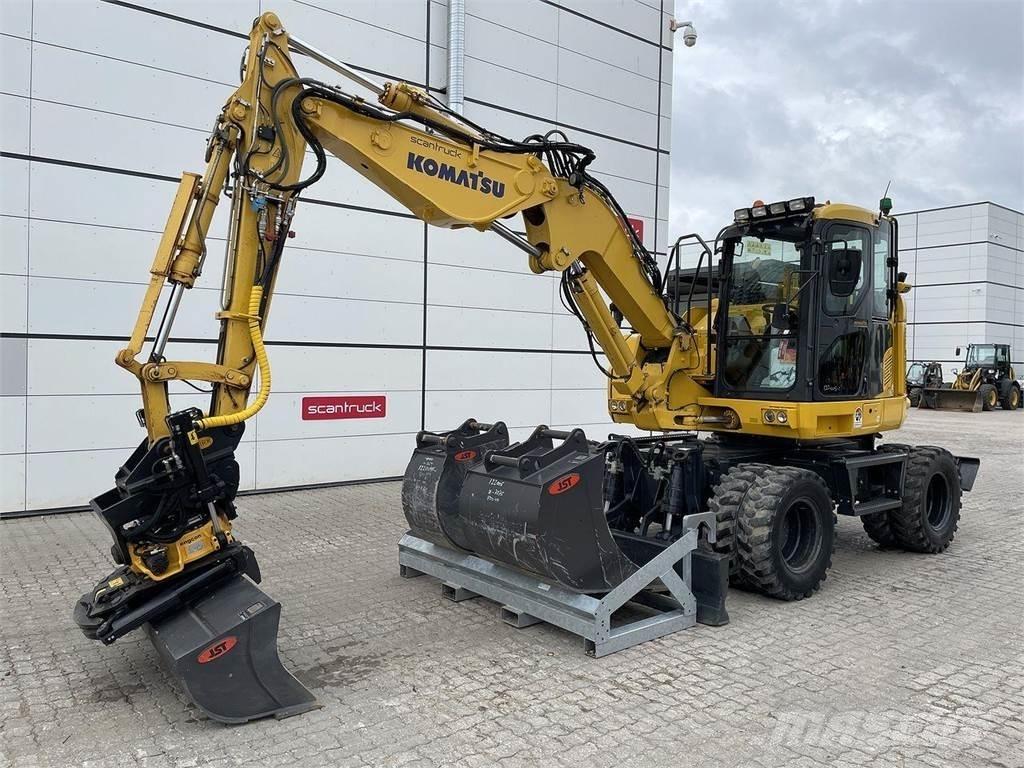 Komatsu PW118MR-11 Колісні екскаватори