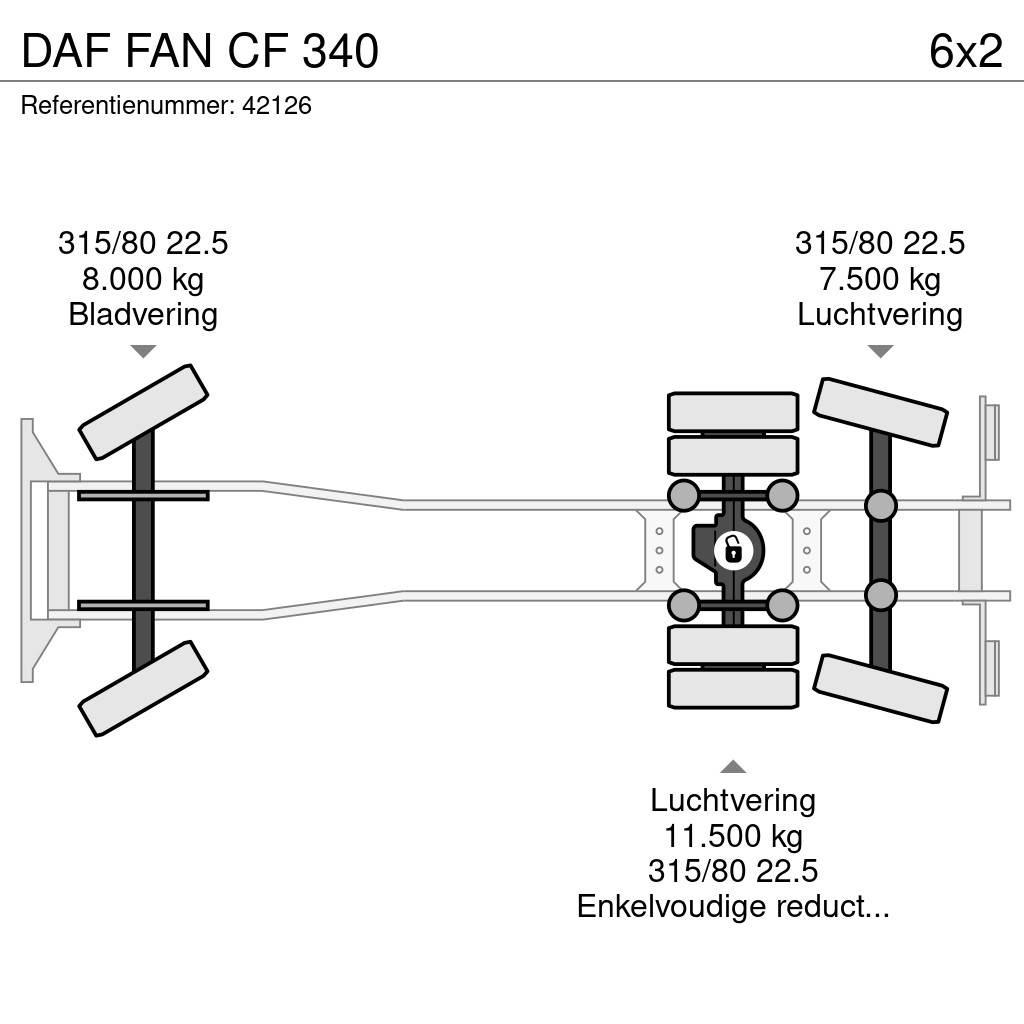 DAF FAN CF 340 Сміттєвози