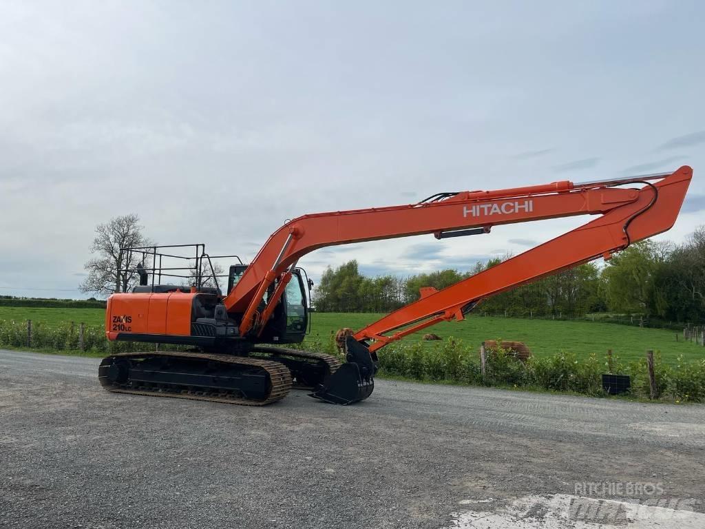 Hitachi Zaxis 210 LC Екскаватори з великим вилітом