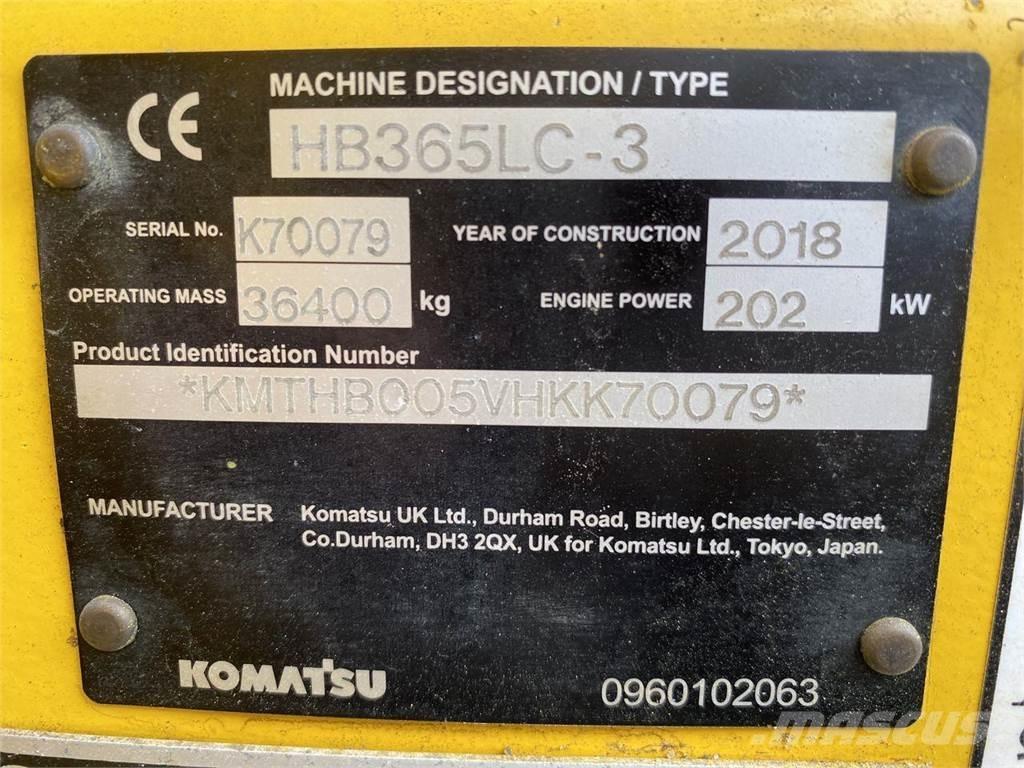 Komatsu HB365LC-3 Гусеничні екскаватори