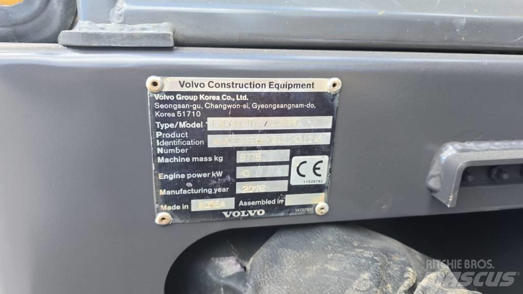 Volvo ECR 88 D Середні екскаватори 7т. - 12т.