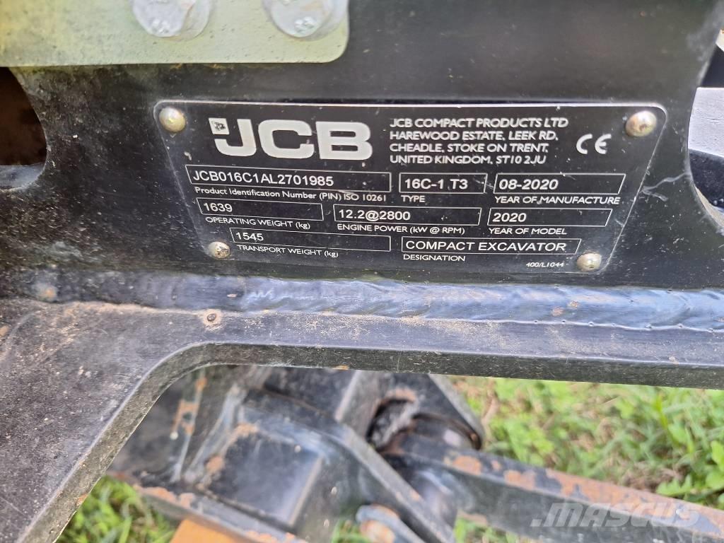JCB 16 C-1 Міні-екскаватори < 7т