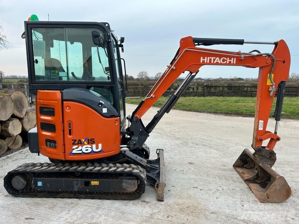 Hitachi ZX 26 U-6 Міні-екскаватори < 7т
