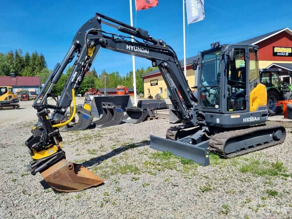 Hyundai HX 55 ACR Міні-екскаватори < 7т