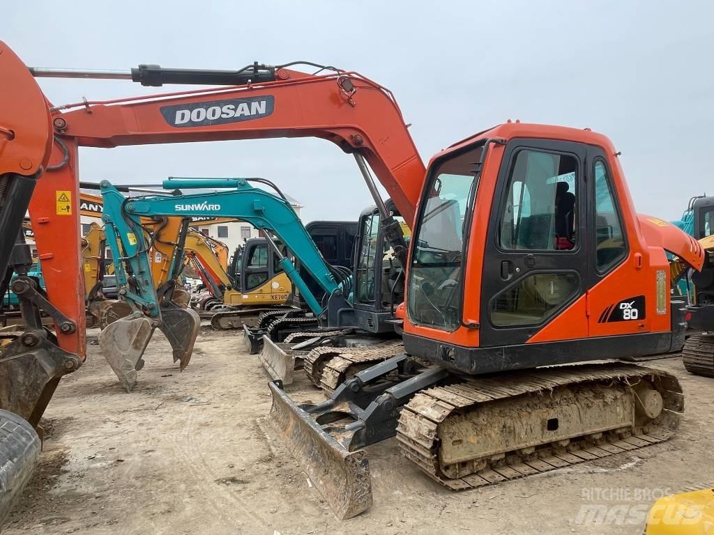 Doosan DX80 Міні-екскаватори < 7т