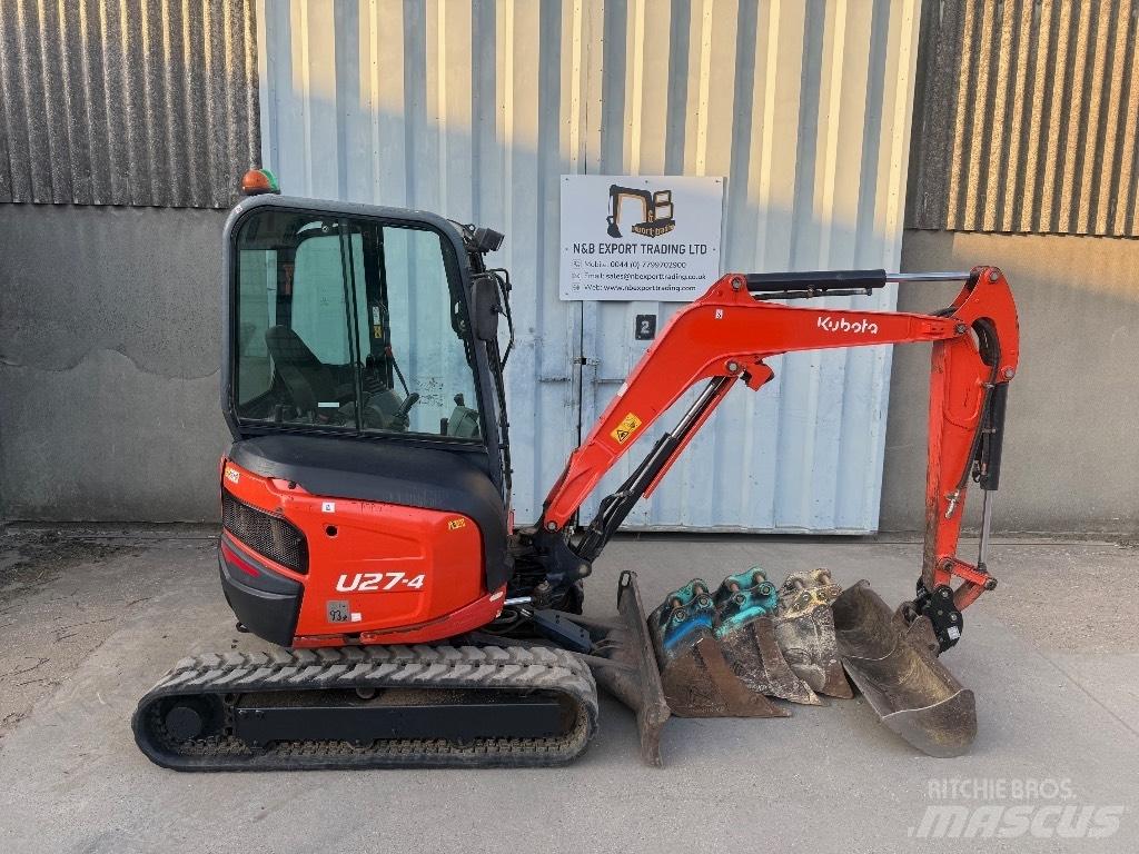 Kubota U 27 Міні-екскаватори < 7т