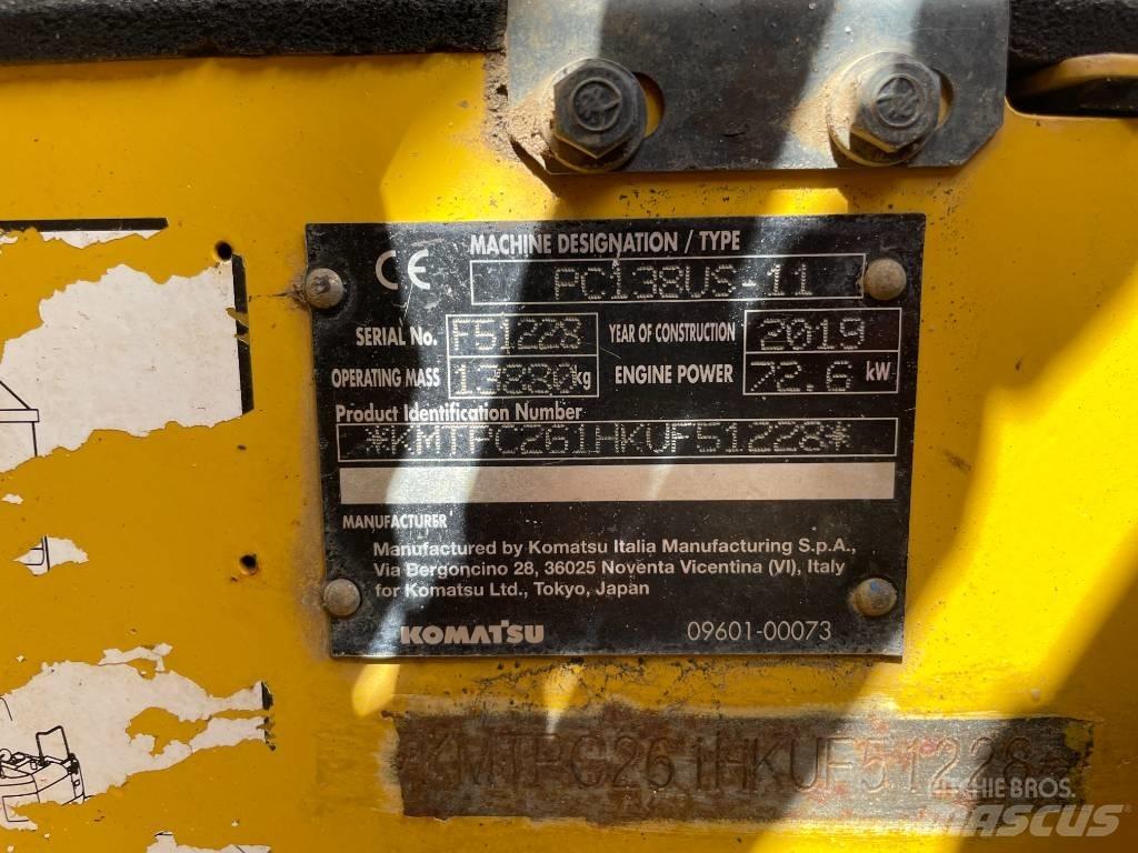 Komatsu PC 138 US-11 Гусеничні екскаватори