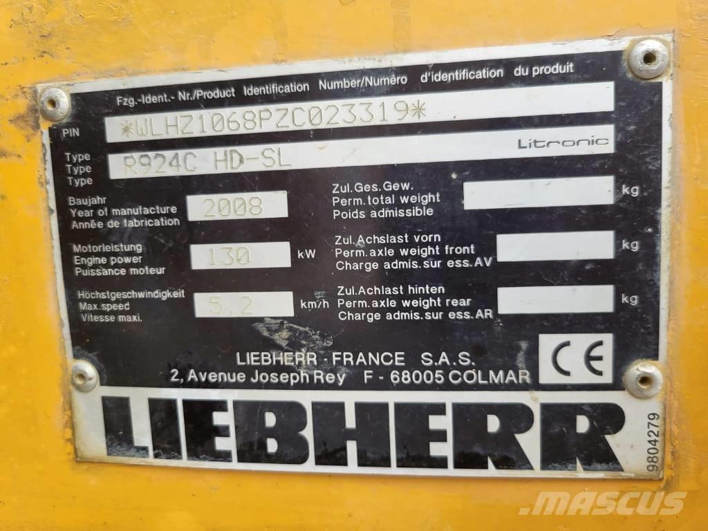 Liebherr R924 C SL Гусеничні екскаватори