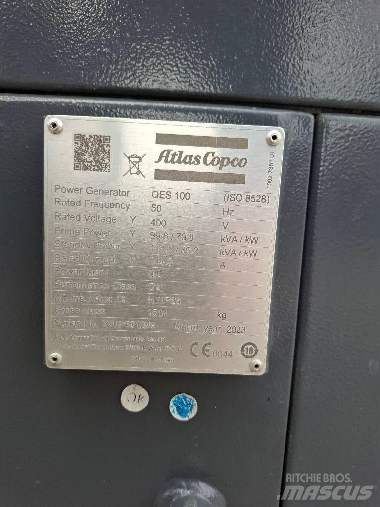 Atlas Copco QES 100 Дизельні генератори