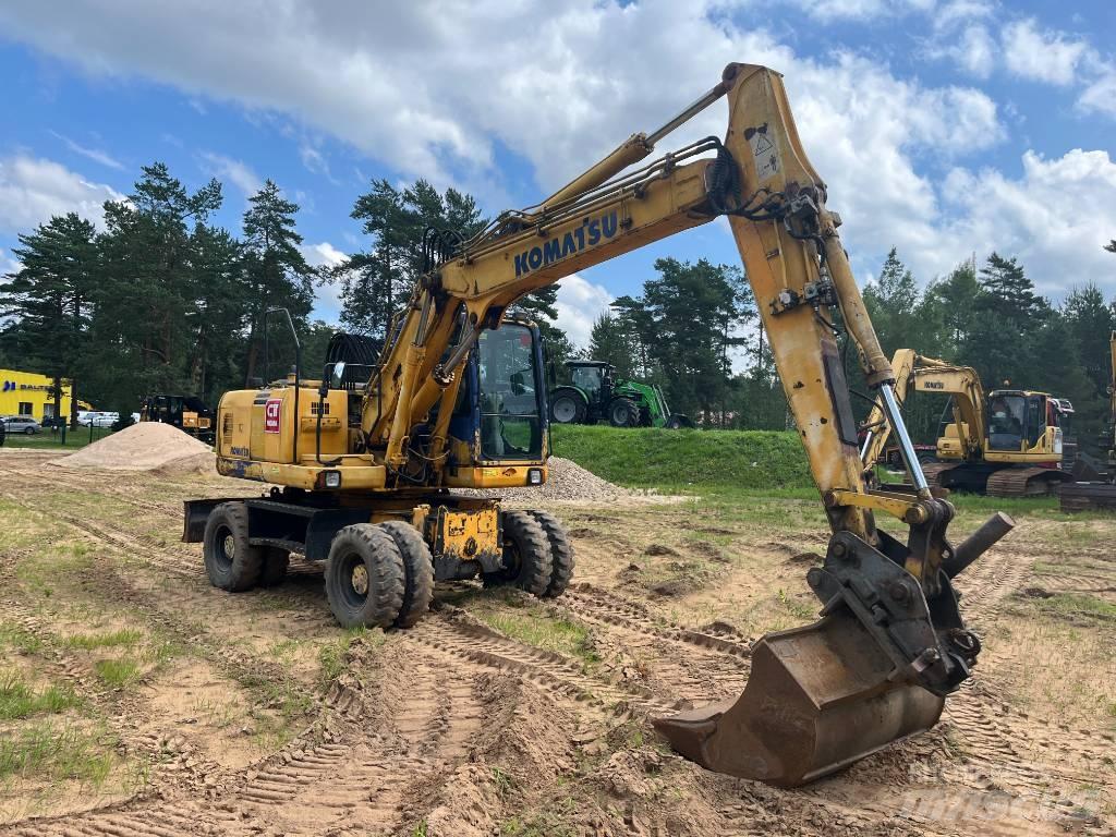 Komatsu PW 160 ES-7K Колісні екскаватори