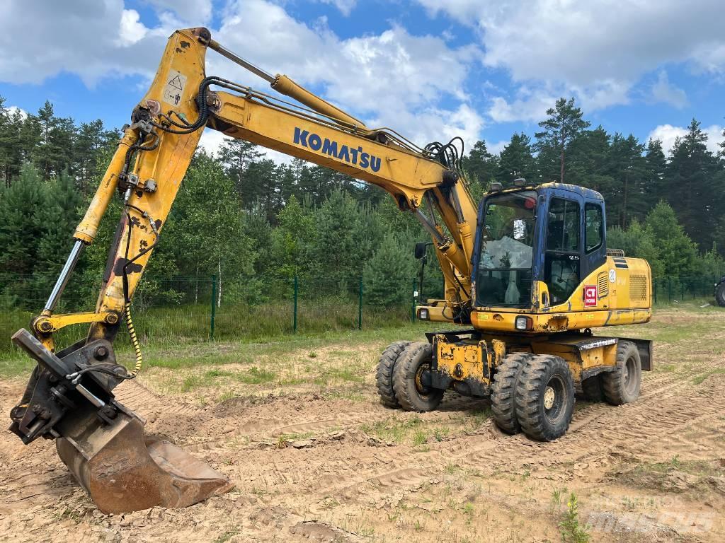 Komatsu PW 160 ES-7K Колісні екскаватори