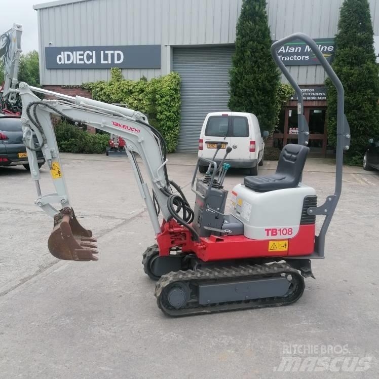 Takeuchi TB108 Міні-екскаватори < 7т