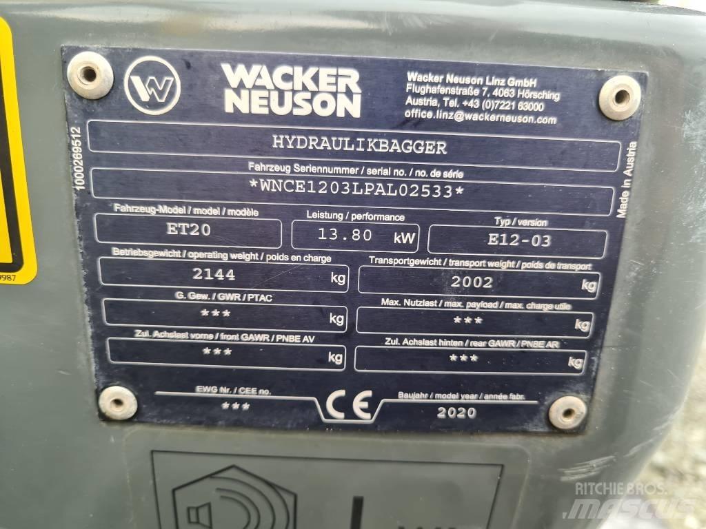 Wacker Neuson ET20 Гусеничні екскаватори