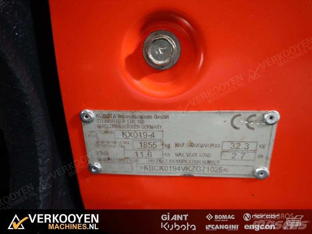 Kubota KX019-4 Міні-екскаватори < 7т