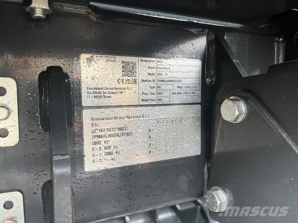 Kverneland 6350R Рулонні прес-підбирачі