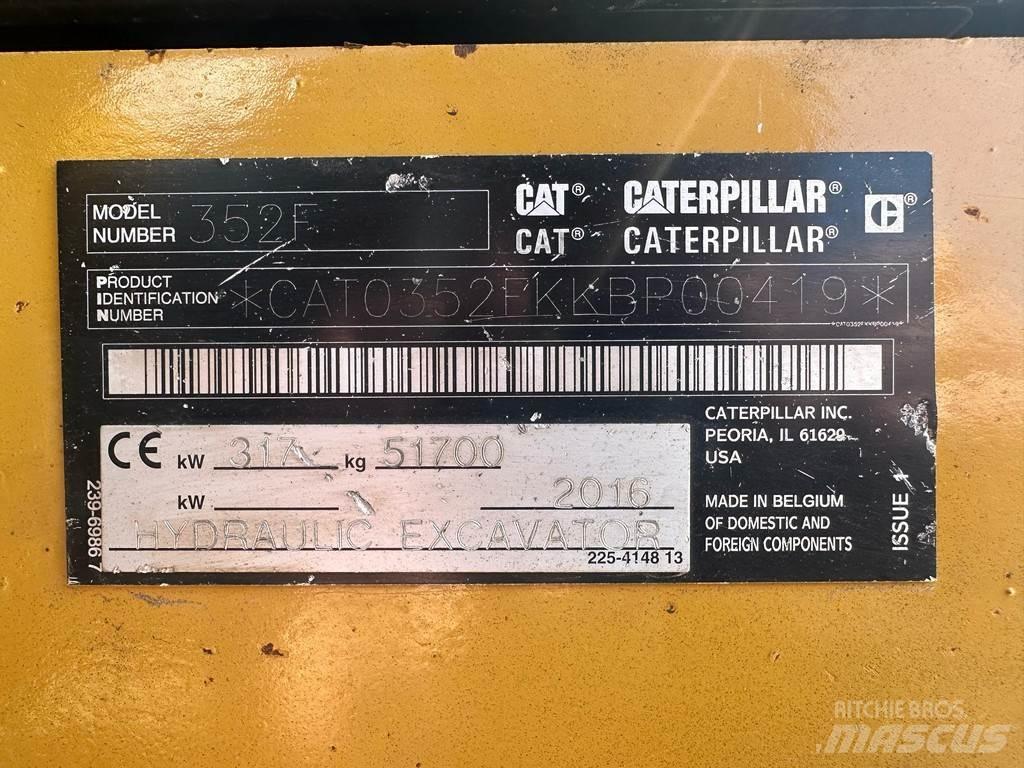 CAT 352F Гусеничні екскаватори