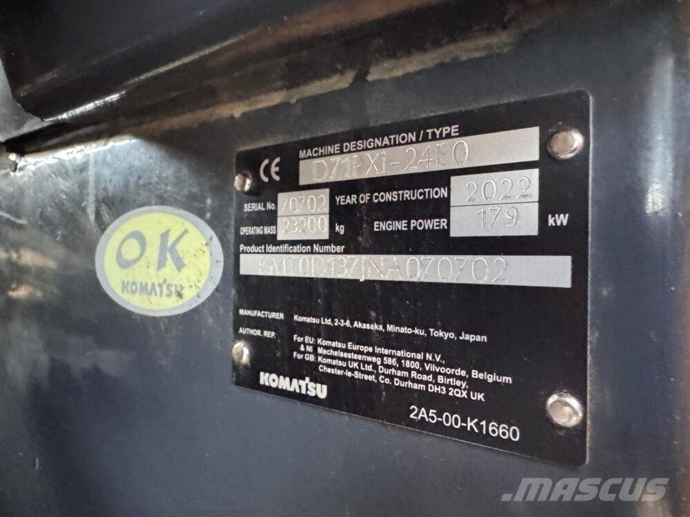 Komatsu D71 PXi-24EO Гусеничні бульдозери