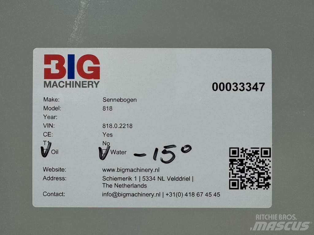 Sennebogen 818E Колісні екскаватори