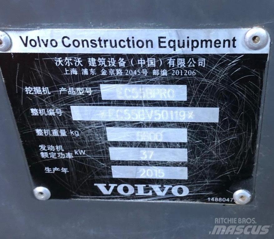 Volvo ECR 55 Міні-екскаватори < 7т