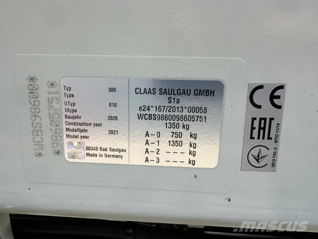 CLAAS Liner 2700 Рядкові жатки