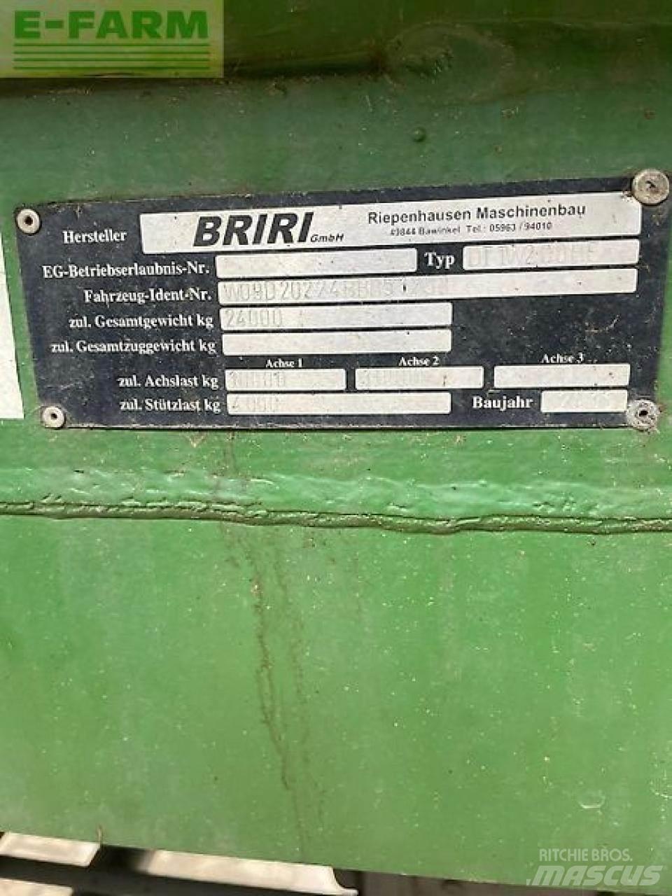 Briri güllefass Розсіювачі гною