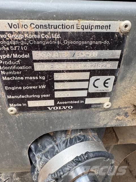 Volvo ECR58D Міні-екскаватори < 7т