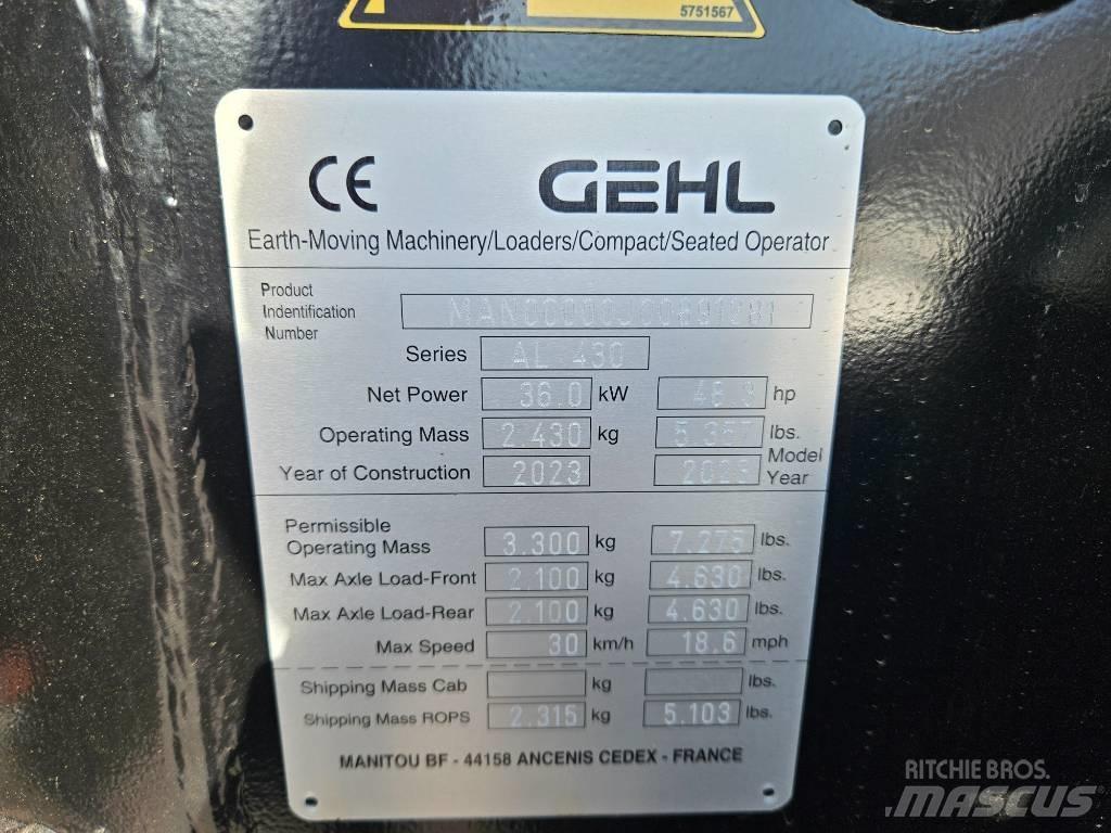 Gehl AL430 Навантажувачі зі змінним робочим обладнанням