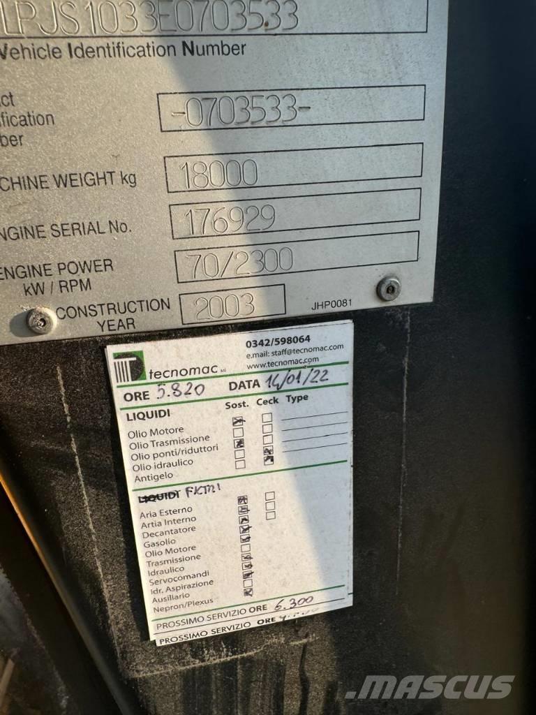 JCB JS 180 Гусеничні екскаватори