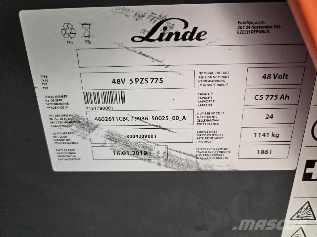 Linde R20N Самохідні електроштабелери