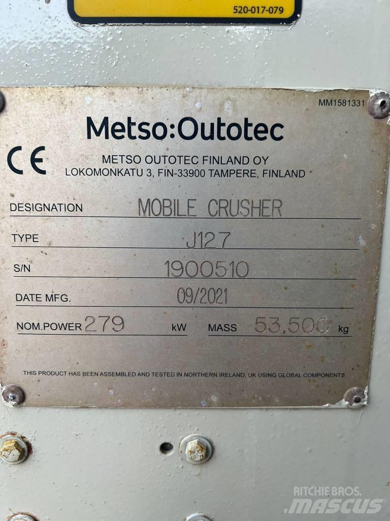 Metso Nordtrack J127 Роздрібнювачі