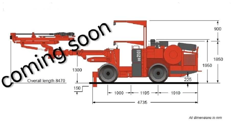 Sandvik DD 210 Тунельні бури
