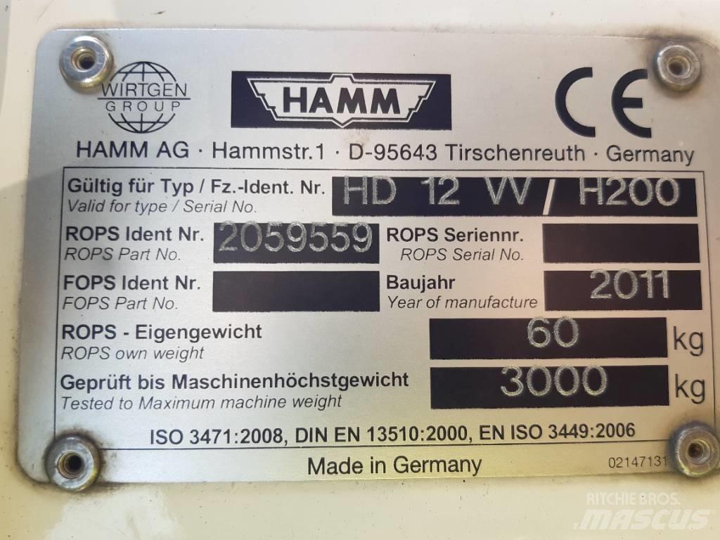 Hamm HD 12 VV Котки тротуарні