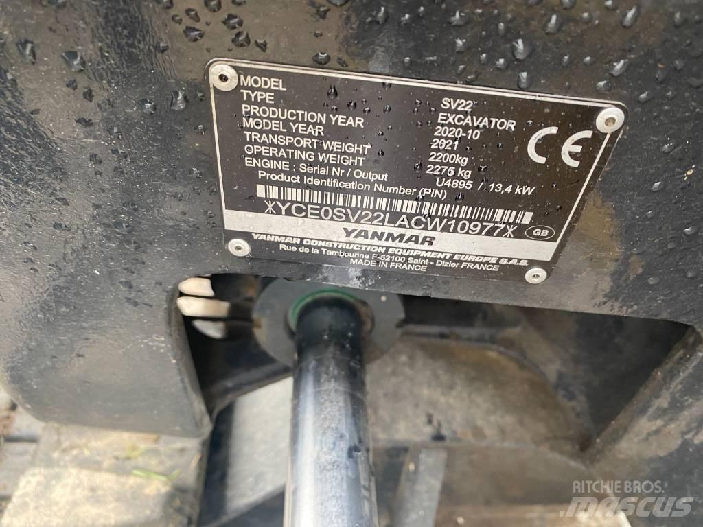 Yanmar SV 22 Міні-екскаватори < 7т