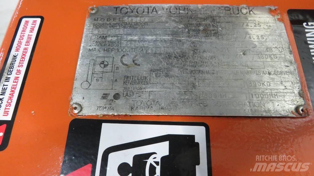 Toyota 5FBE18 Електронавантажувачі