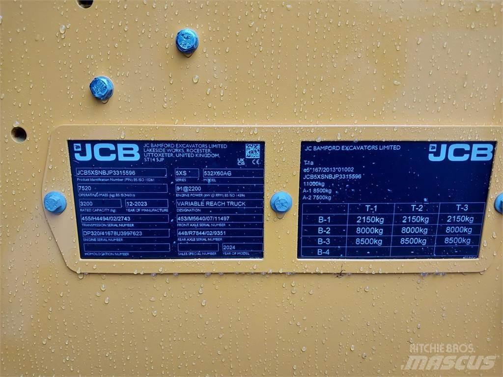 JCB 532-60 AGRI Телескопічні навантажувачі