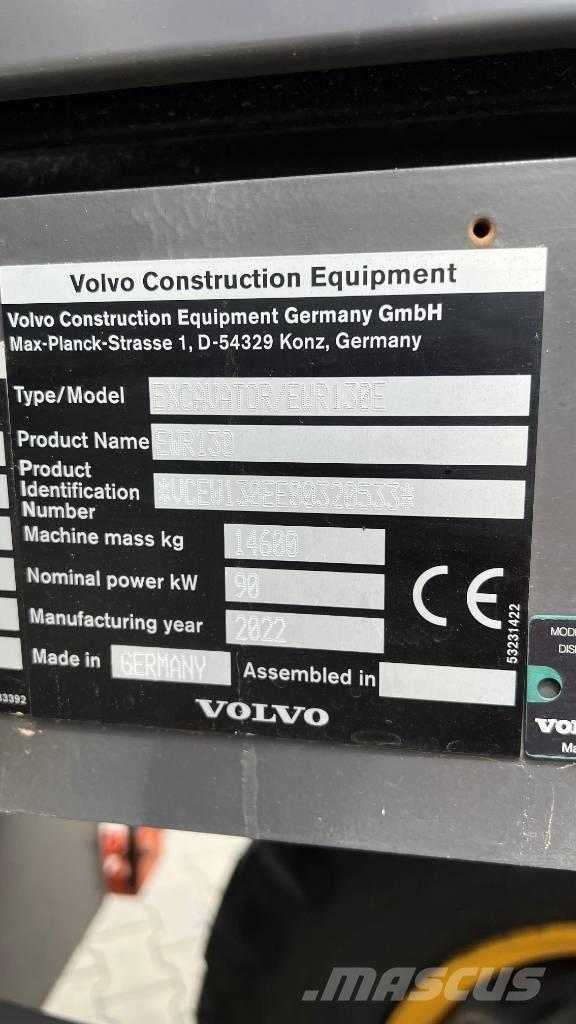 Volvo EWR 130 E Колісні екскаватори