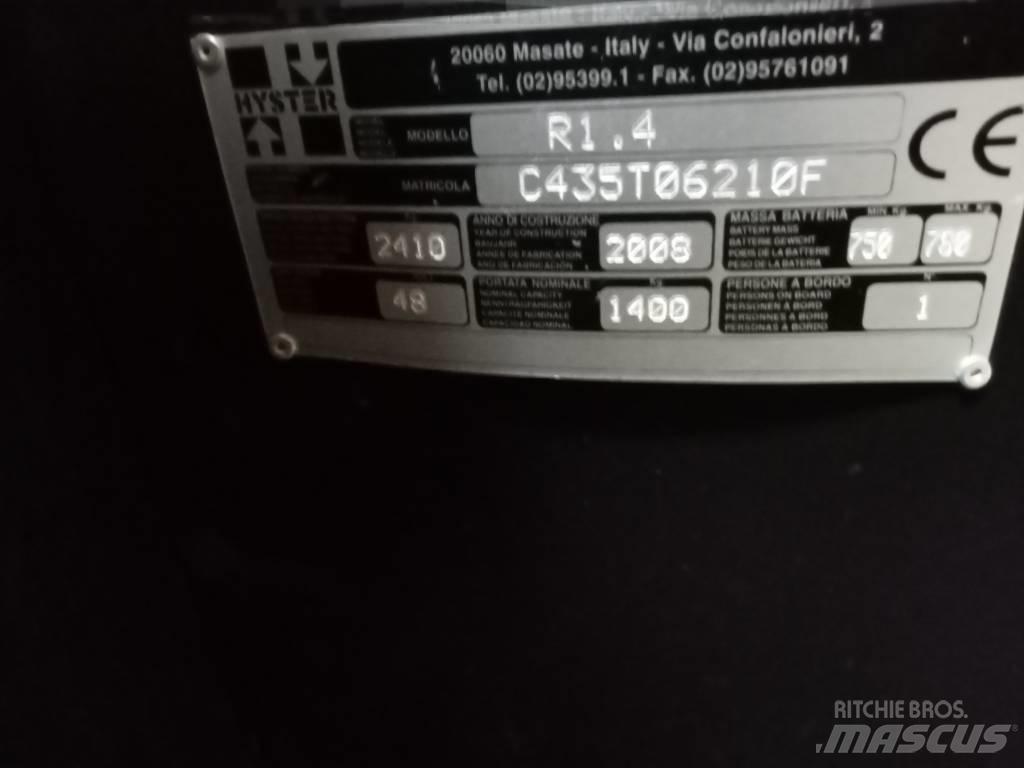 Hyster R1.4 Річ-трак із високим підйомом