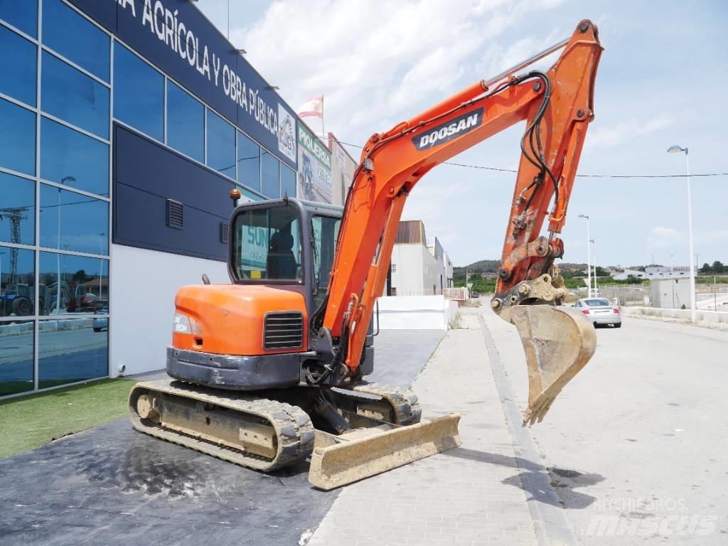 Doosan DX 60 R Міні-екскаватори < 7т