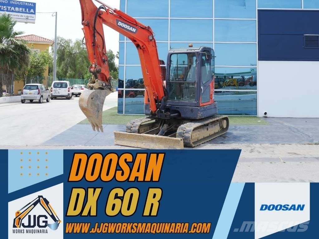 Doosan DX 60 R Міні-екскаватори < 7т