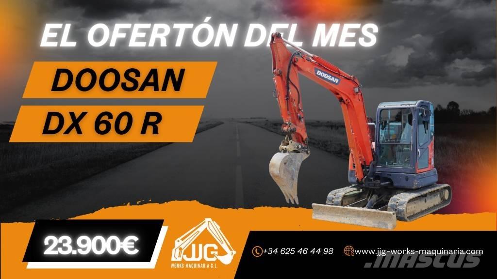 Doosan DX 60 R Міні-екскаватори < 7т