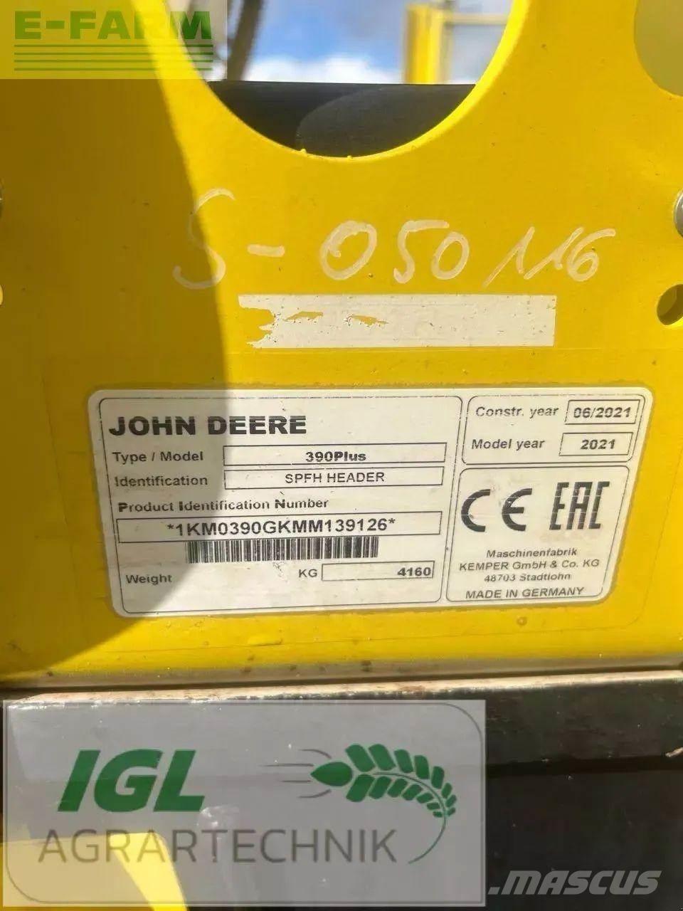 John Deere 9700 i Кормозбиральні комбайни