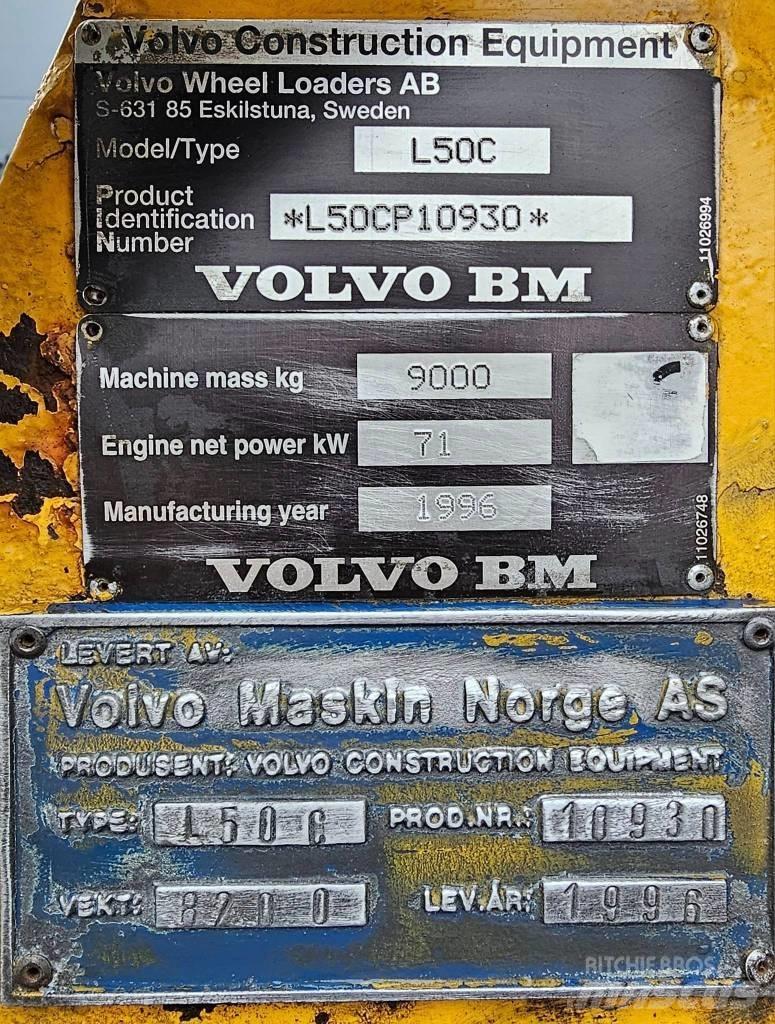 Volvo L 50 C Фронтальні навантажувачі