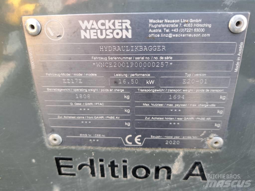 Wacker Neuson EZ17e Гусеничні екскаватори