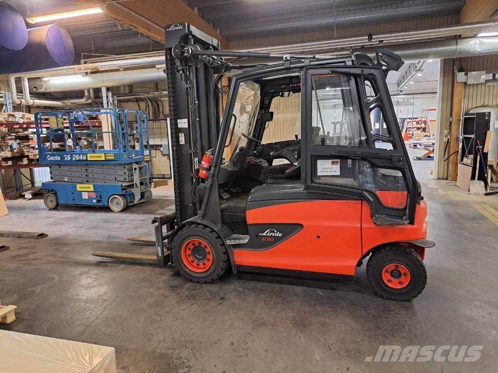 Linde E50HL-01 Електронавантажувачі