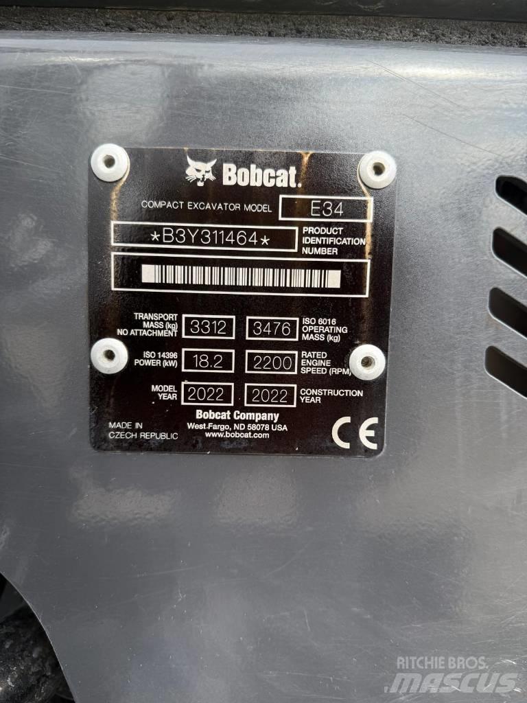 Bobcat E 34 Міні-екскаватори < 7т