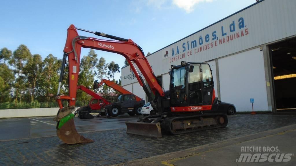 Kubota KX 080-4 Середні екскаватори 7т. - 12т.
